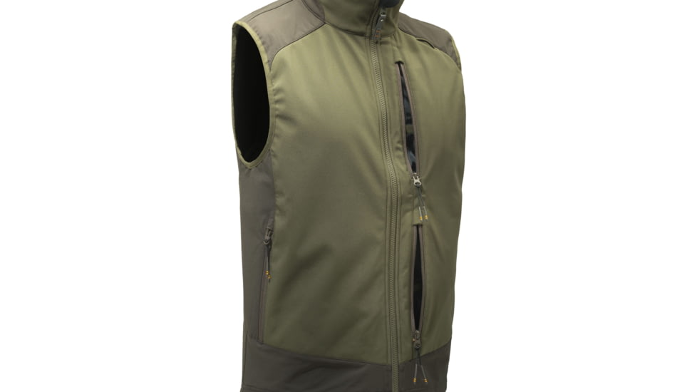 Beretta BUTTE SOFTSHELL VEST BROWN BARK/MOSS LG 340E3FD6