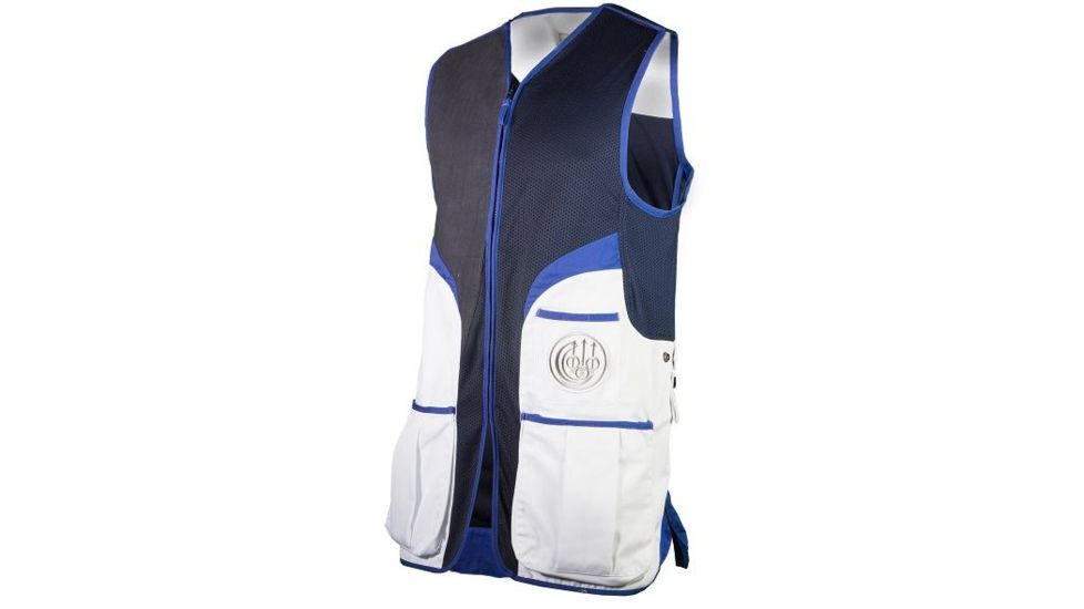 Beretta Competition Shooting Vest,White,XL GT112T11300100XL