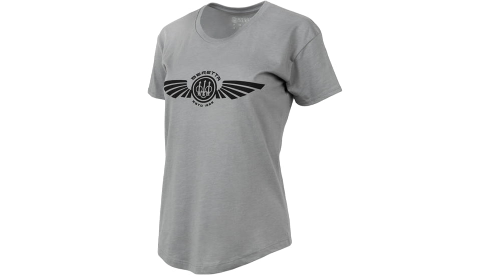 Beretta Dea Wings T-Shirt - Womens, Stone Heather, Extra Large, TS110T1890096BXL