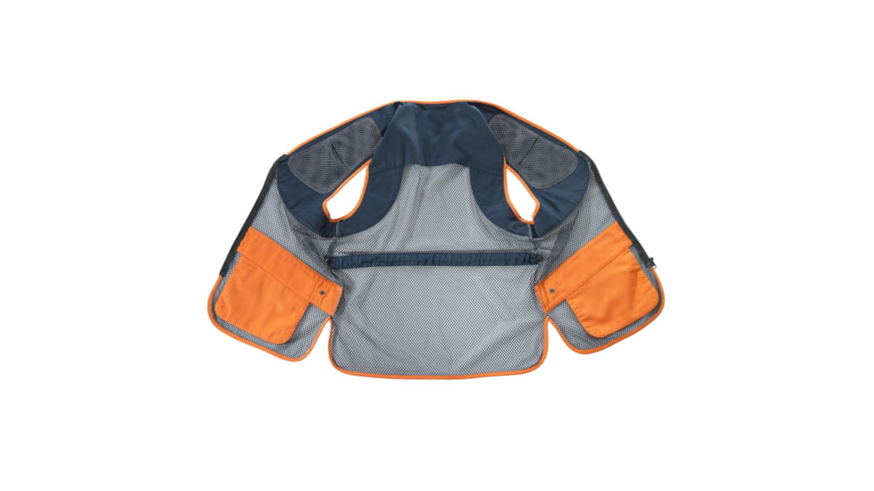 Beretta Full Mesh Shooting Vest, Blue Total Eclipse &amp; Grey, Medium, GT671T155305B4M