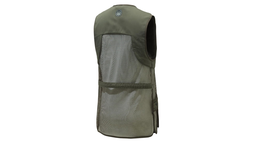 Beretta Full Mesh Shooting Vest, Green Moss, Medium, GT671T155307AAM