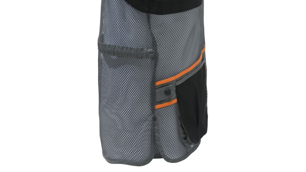 Beretta Full Mesh Shooting Vest, Black &amp; Grey, Medium, GT671T15530903M