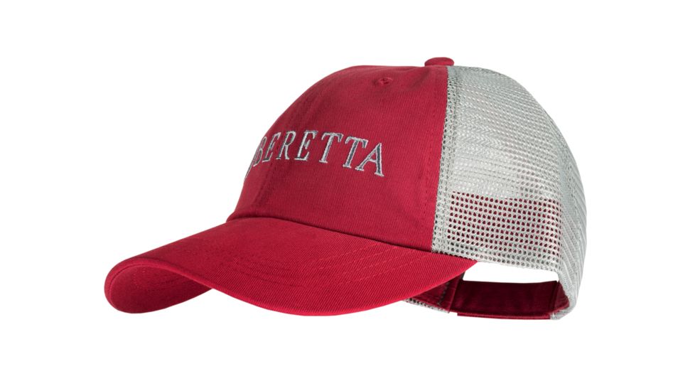 Beretta LP Trucker Hat, Crimson &amp; Grey, BC05201660034C