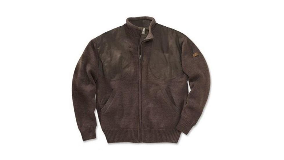 Beretta Mens Wind Barrier Full Zip Sweater w/Pockets,Brown Arabic,L PU1507019081YL