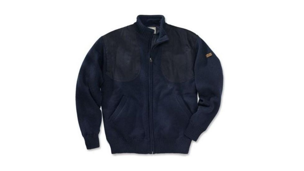 Beretta Mens Wind Barrier Full Zip Sweater w/Pockets,Navy,L PU15070190504L