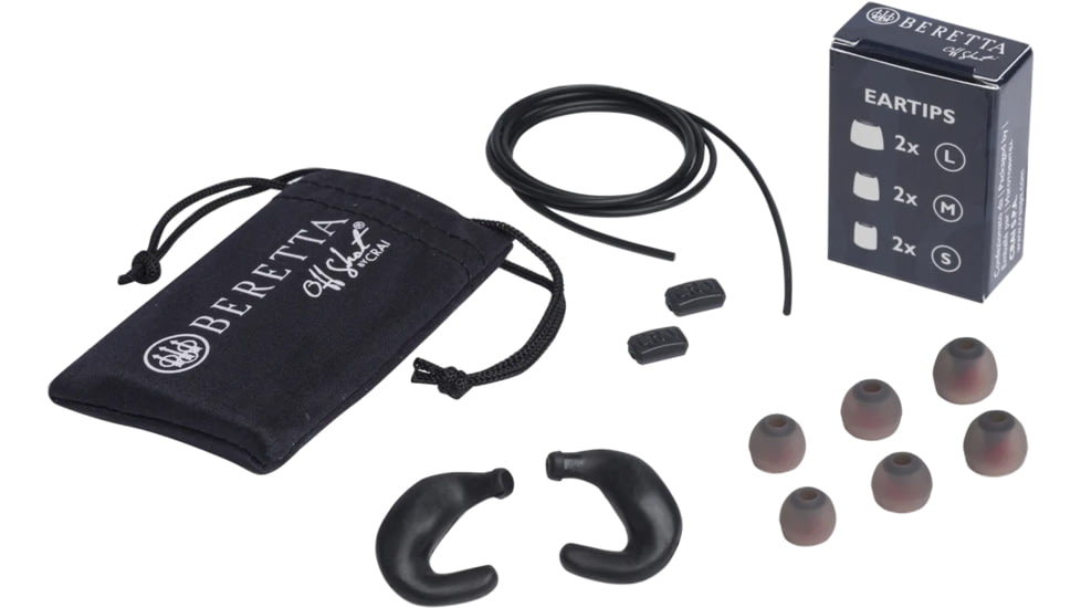 Beretta Mini Headset E2 Ear Plug, Black, CF121D00430999UNI
