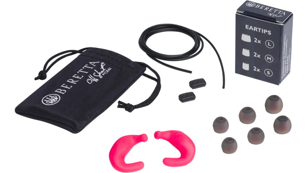 Beretta Mini Headset E2 Ear Plug, Fuchsia Fluo, CF121D0043033BUNI