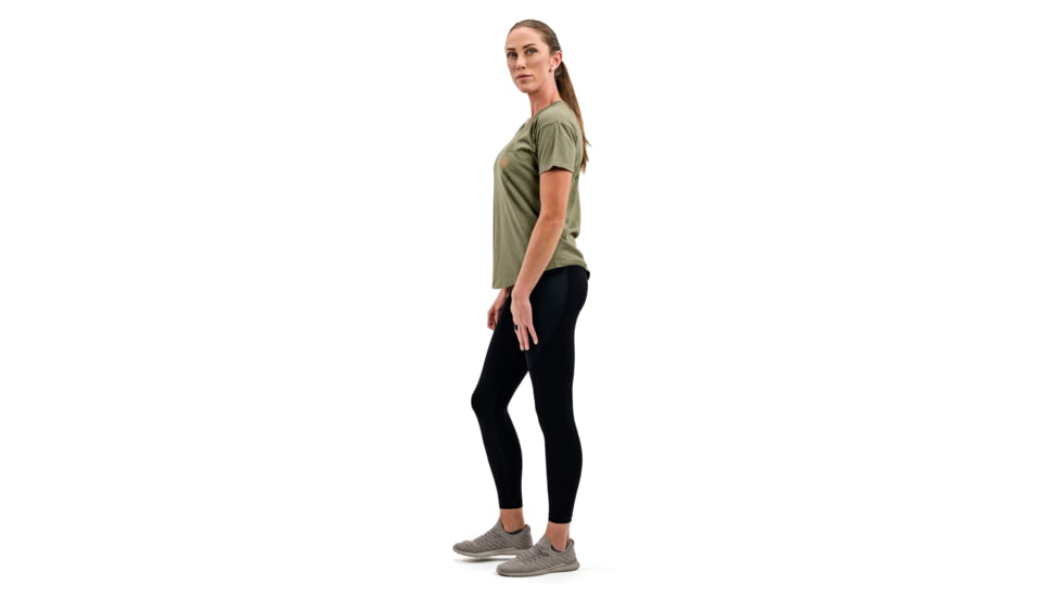 Beretta Ranger T-Shirt - Womens, Heather Mil Green, Large, TS109T189007AUL