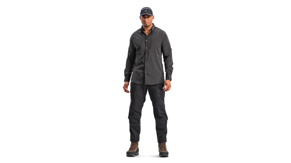 Beretta TKAD Flex Shirt - Mens, Long Sleeve, Black, Extra Large, LU931T23340999XL