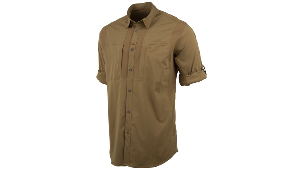 Beretta TKAD Flex Shirt - Mens, Long Sleeve, Flat Dark Earth, 2XL, LU931T2334086YXXL