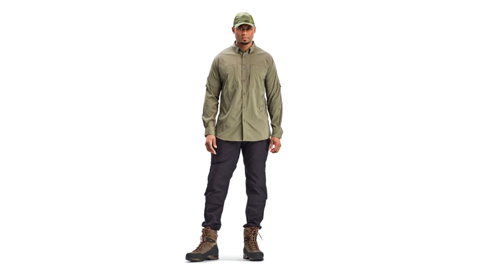 Beretta TKAD Flex Shirt - Mens, Long Sleeve, Stone, 2XL, LU931T23340707XXL