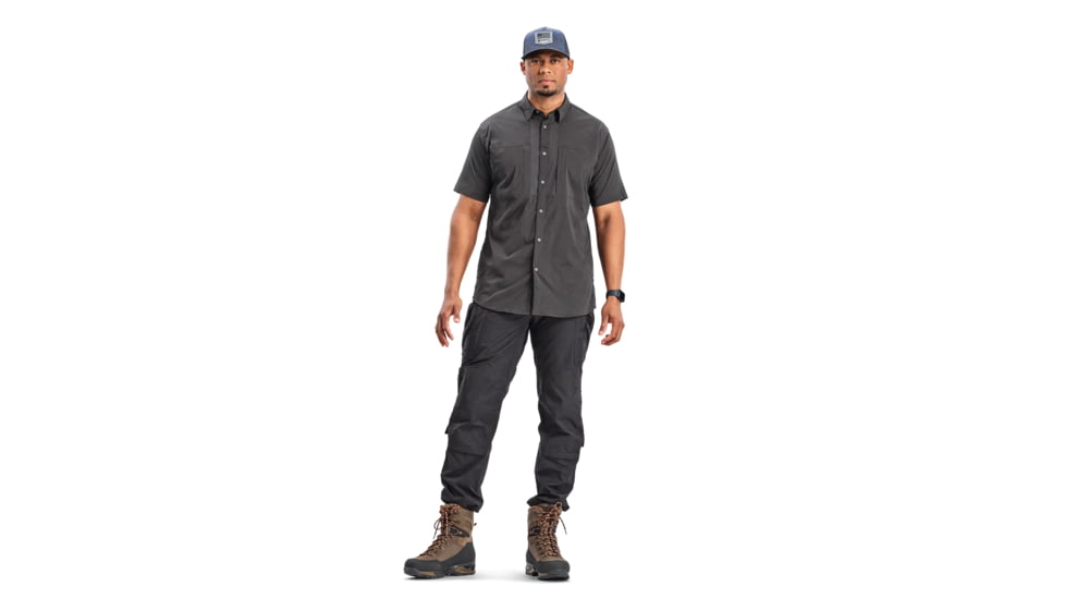 Beretta TKAD Flex Shirt - Men's, Short Sleeve, Black, 2XL, LU951T23340999XXL