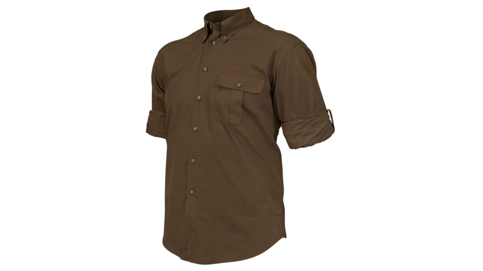 Beretta Tm Roll Up Shirt, Dark Earth - LU222T153408A5XXXL