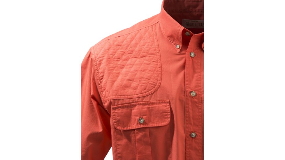 Beretta TM Shooting Shirt S/S, Red, Large, LU162075610337L