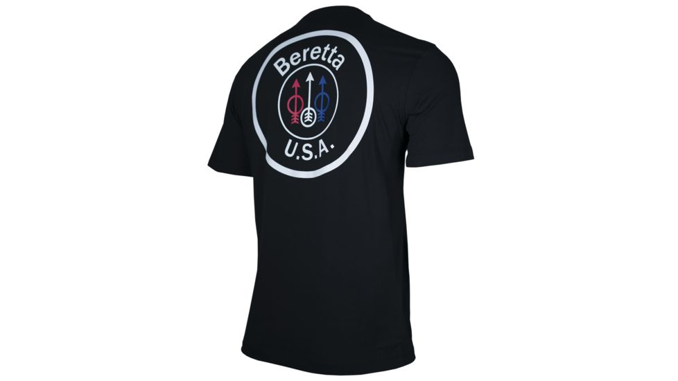Beretta US Logo T - Shirt, Black, Extra Large, TS252T14160999XL