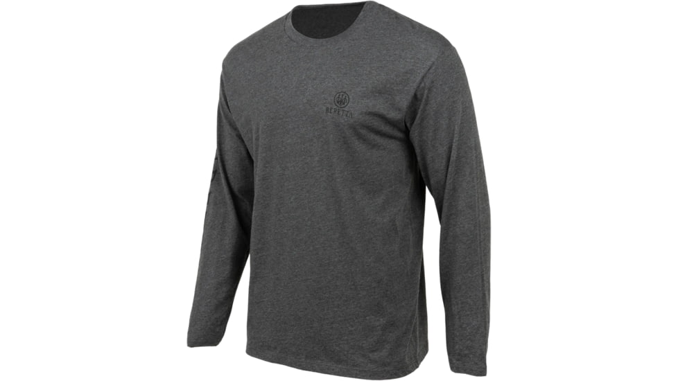 Beretta USA 2.0 T-Shirt - Mens, Long Sleeve, Charcoal, 3XL, TS230T18900093XXXL