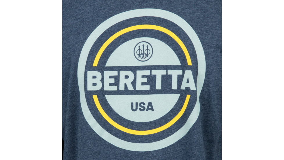 Beretta USA 2.0 T-Shirt - Men's, Long Sleeve, Navy Heather, 2XL, TS230T1890051YXXL