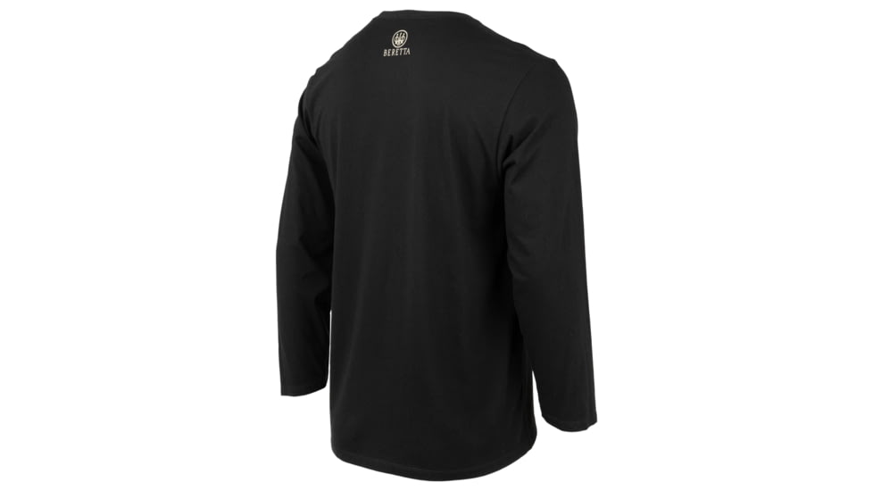 Beretta Vista Camo T-Shirt - Men's, Long Sleeve, Black, Large, TS234T18900999L