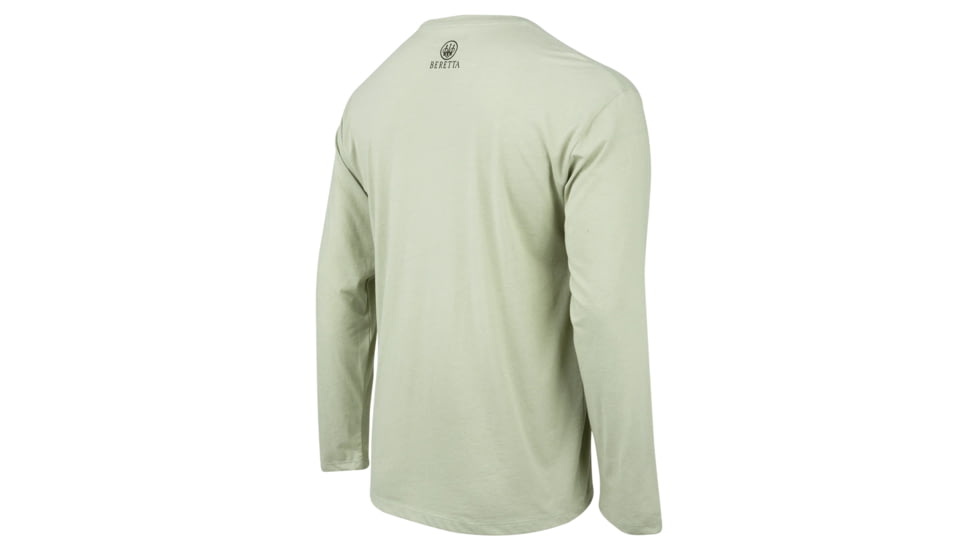 Beretta Vista Camo T-Shirt - Men's, Long Sleeve, Sage Green, Small, TS234T189007A1S