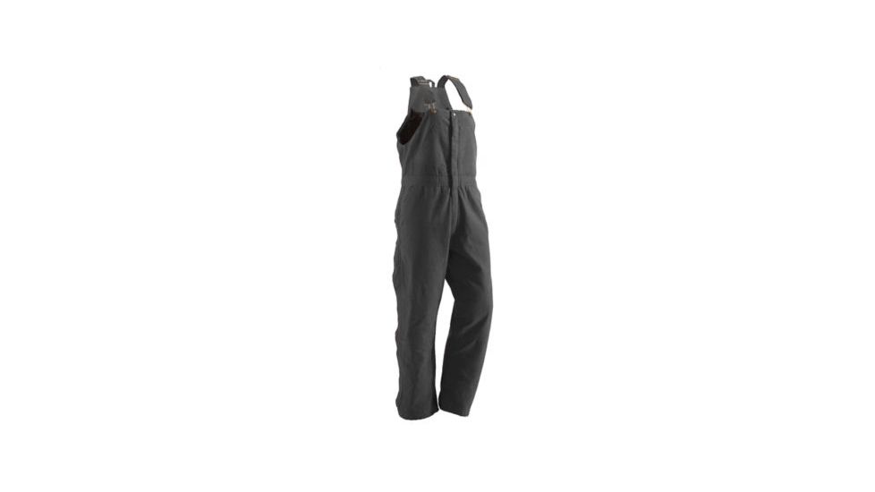 Berne Ladies Washed Insulated Bib, Titanium, Large, Regular, 92021399331