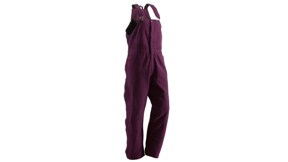Berne Ladies Washed Insulated Bib, Plum, 2XL WB515PLMT520