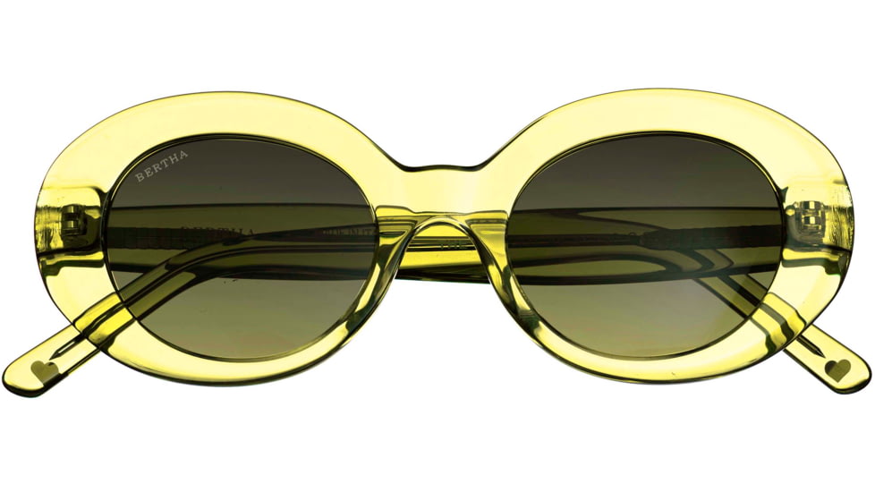 Bertha Margot Handmade in Italy Sunglass - Womens, Champagne, One Size, BRSIT102-1