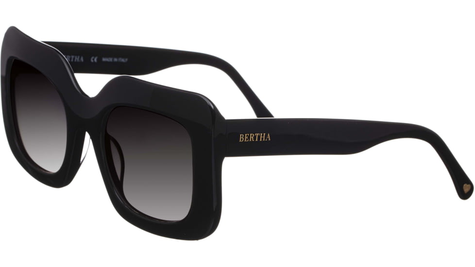 Bertha Talitha Handmade in Italy Sunglass - Womens, Black, One Size, BRSIT103-1