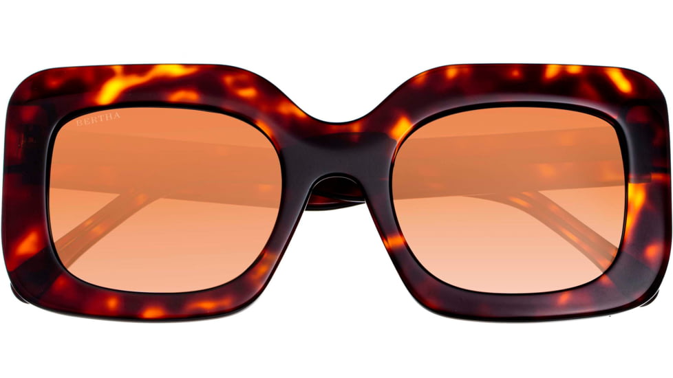 Bertha Talitha Handmade in Italy Sunglass - Womens, Tortoise, One Size, BRSIT103-2