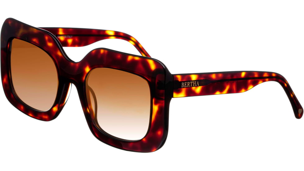 Bertha Talitha Handmade in Italy Sunglass - Womens, Tortoise, One Size, BRSIT103-2