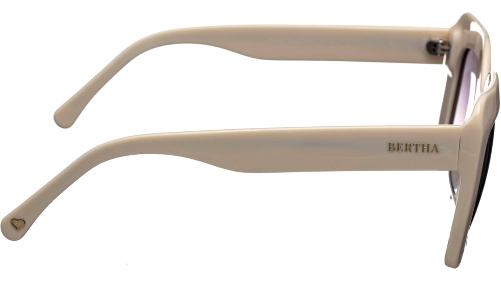 Bertha Talitha Handmade in Italy Sunglass - Womens, White, One Size, BRSIT103-3