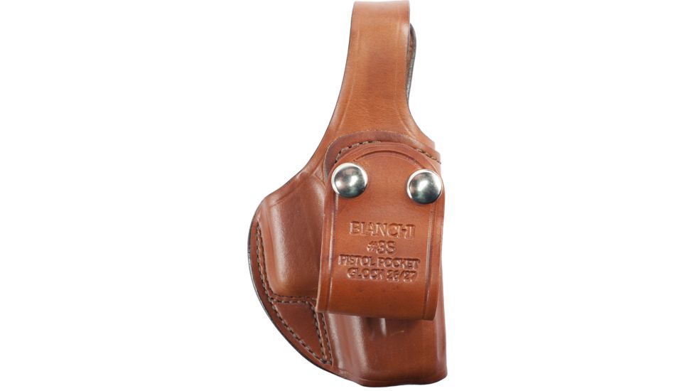 Bianchi 3S Pistol Pocket - Plain Tan, Right Hand 19184