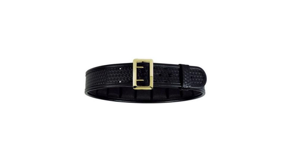 Bianchi 7960 AccuMold Elite Sam Browne Belt - Basket Black, Brass, Waist Size 44-46in, 22252