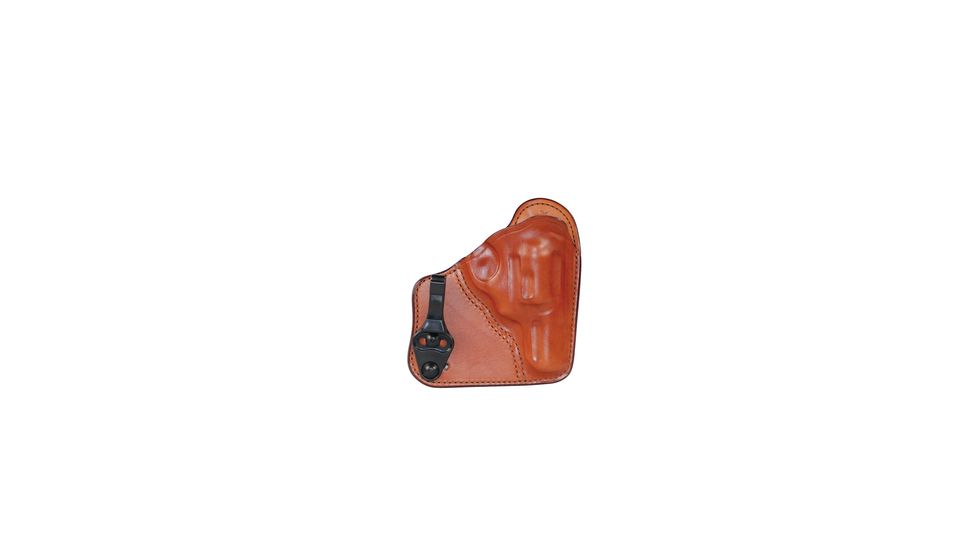 Bianchi Model 100T Professional Tuckable Waistband Holster Ruger LCR/S&amp;W J Frame 2 Inch Size 1 Plain Tan Right Hand