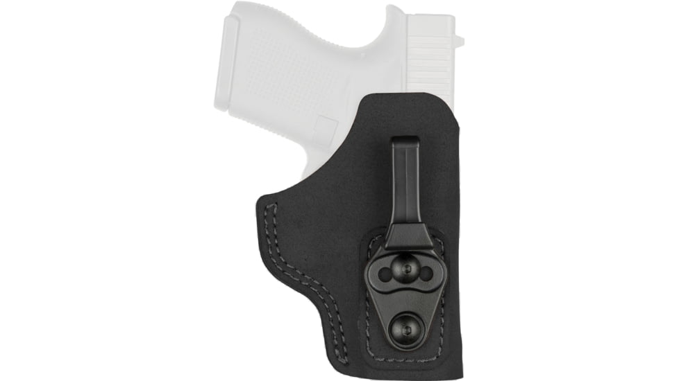 Bianchi Model 6T Waistband Tuckable Holster, IWB, Glock 19, 23, 26, 27, 30s, 36, 45, Right Hand, Size 11, Black, 10774