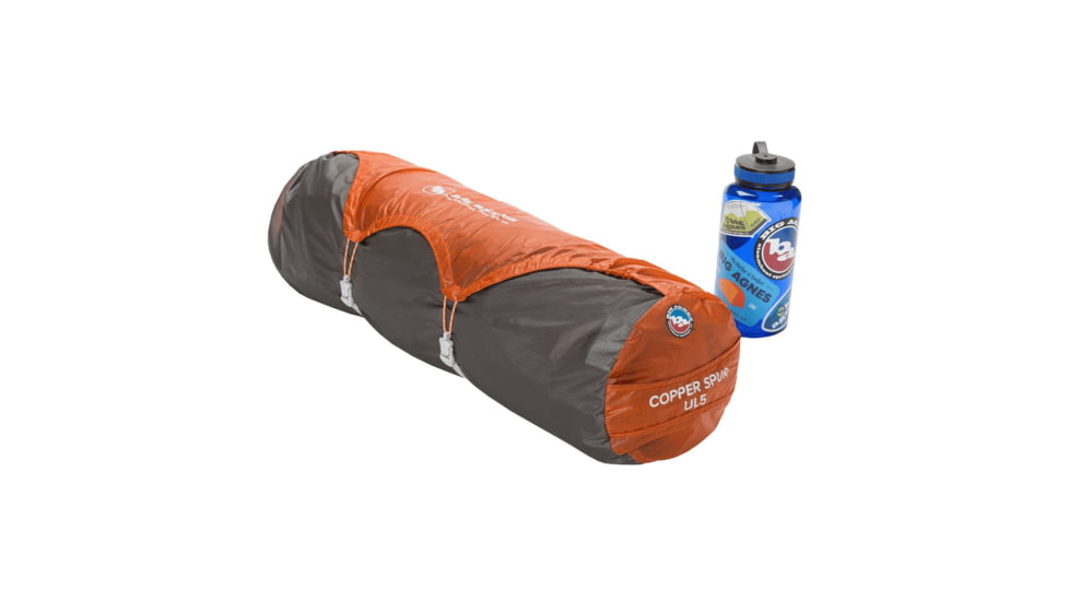 Big Agnes Copper Spur UL5 Tent, Tangelo, 5 Person, TCSUL5TGO25