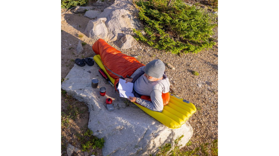 Big Agnes Divide Sleeping Pad, Warm Olive, 25x78, Wide, Long, PDWL23
