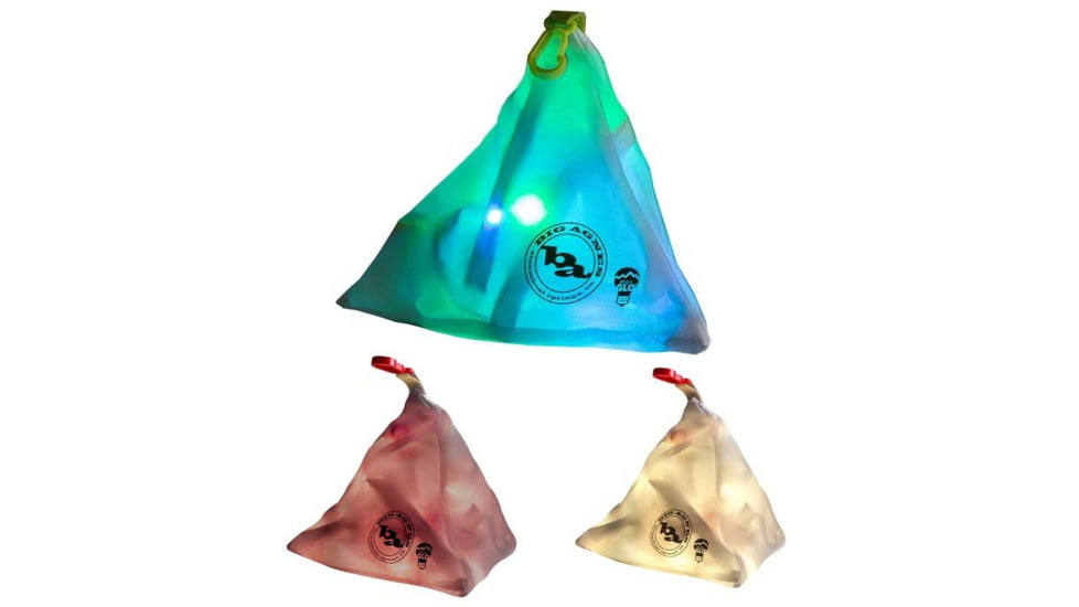 Big Agnes mtnGLO Tent and Camp Lights, blue / green, Red, White