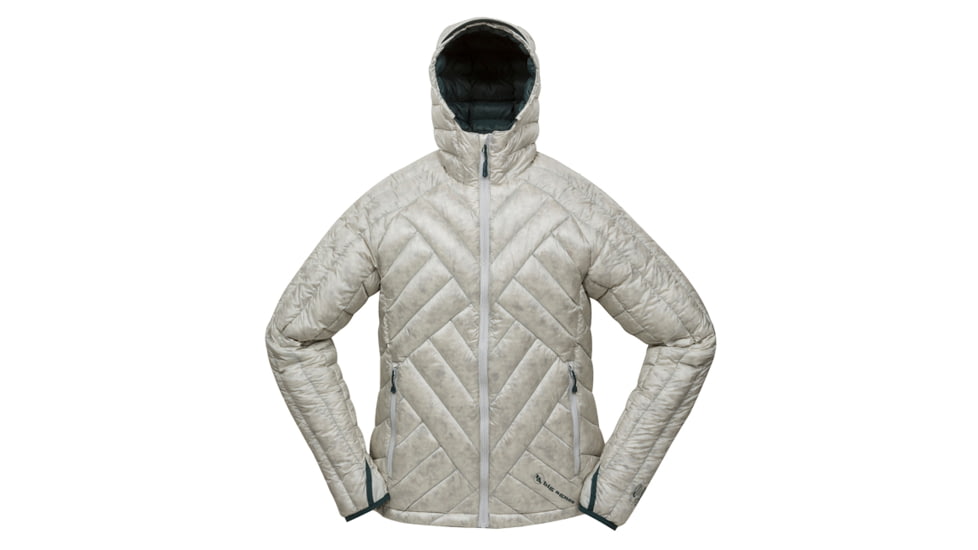 Big Agnes Shovelhead Hooded Jacket - Women's, Pearl/Green, Extra Large 31403-110-XL