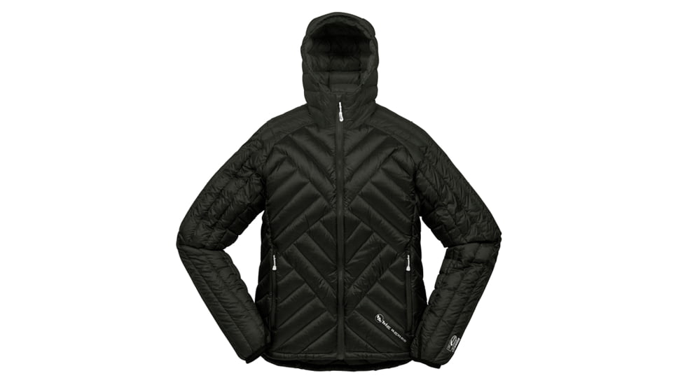 Big Agnes Women's Shovelhead Hooded Jacket - 700 DownTek, Black/Black, Medium 31403-001-MD