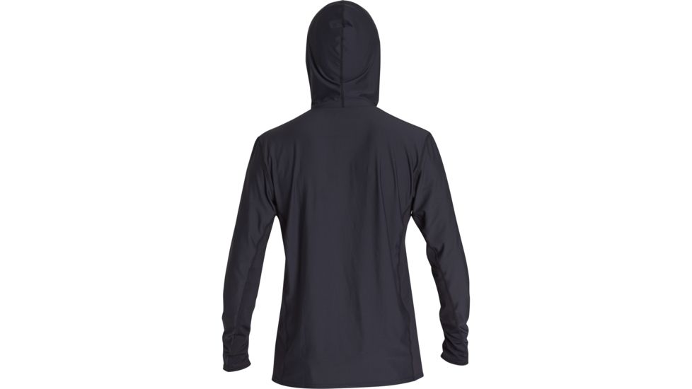 Billabong Arch Mesh Hooded Long Sleeve Surf Shirt - Mens, Black, Large, MR691BAR-blk-L