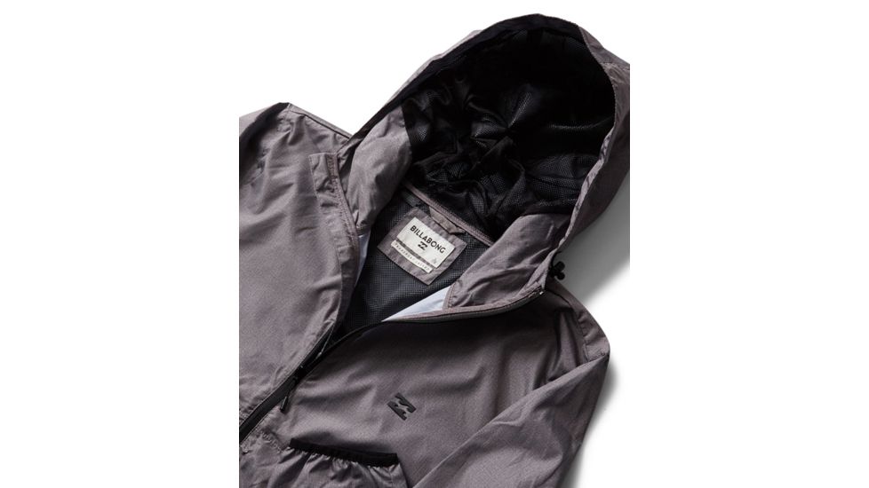 Billabong Transport Windbreaker Jacket - Mens, Grey Heather, Medium, M701LTRA-GRH-M