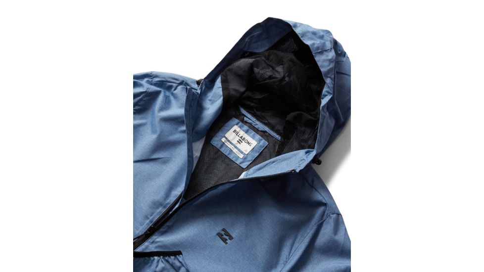 Billabong Transport Windbreaker Jacket - Mens, Washed Blue Heather, Medium, M701LTRA-WBE-M