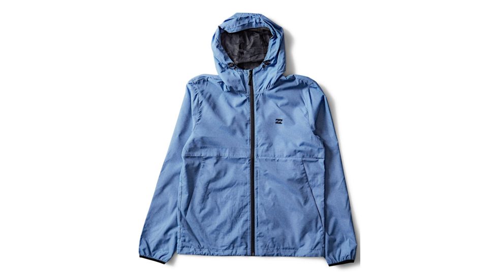 Billabong Transport Windbreaker Jacket - Mens, Washed Blue Heather, Medium, M701LTRA-WBE-M
