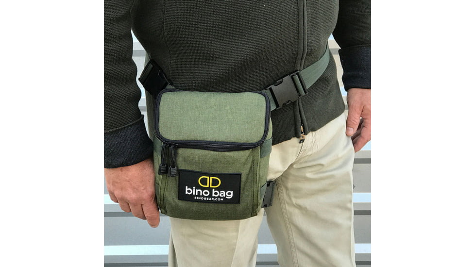Bino Dock Bino Bag Green Includes 3 Straps &amp; Safety Crd