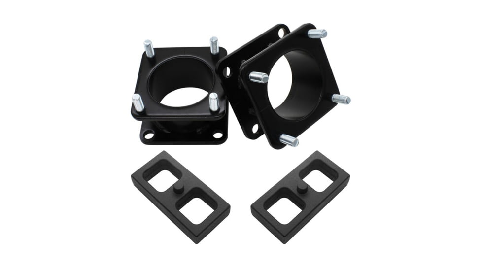 Bison Offroad Toyota Tundra TRD / SR5 / Rock Warrior 2WD/4WD 2007-2020 Lift Kit, 35in Max Tire Size, Black, 3F/ 1R, TK-2501-35