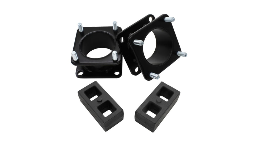 Bison Offroad Toyota Tundra TRD / SR5 / Rock Warrior 2WD/4WD 2007-2020 Lift Kit, 35in Max Tire Size, Black, 3F/ 2R, TK-2502-35