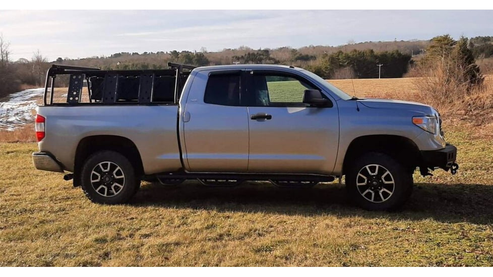 Bison Offroad Toyota Tundra TRD / SR5 / Rock Warrior 2WD/4WD 2007-2020 Lift Kit, 35in Max Tire Size, Black, 3F/ 2R, TK-2502-35