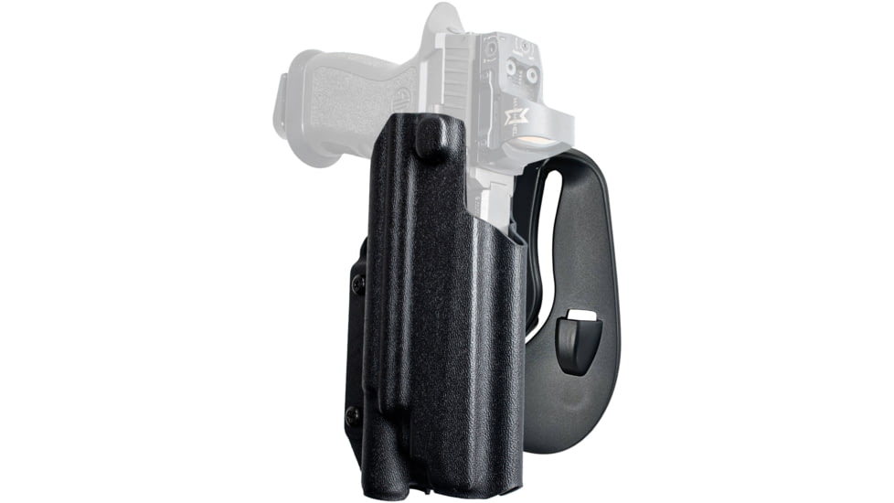 Black Scorpion Outdoor Gear OWB Paddle Holster, Sig Sauer P320 Full Size w/ X-300, Right Hand, Black, HC03-PADDLE-P320X3000BKRH