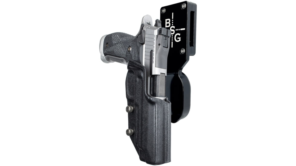 Black Scorpion Outdoor Gear Pro Heavy Duty Competition Kydex OWB Holster, Sig Sauer P226 XFIVE, Right Hand, Black Shell Black, HCD1-USPSABS-P226X5-BKRH