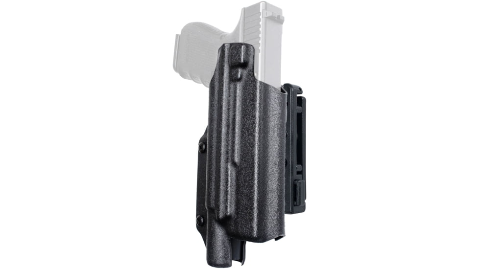 Black Scorpion Outdoor Gear Pro IDPA Competition OWB Holster, Glock 17, 19,19X, 22, 31, 44, 45 w/ X300, Right Hand, Black, HC03-IDPA-GL17X300BKRH